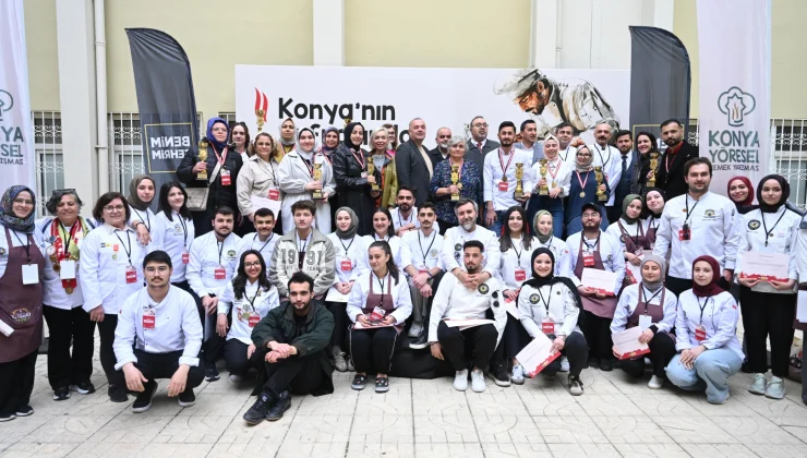 Konya’da yöresel lezzetler yarıştı