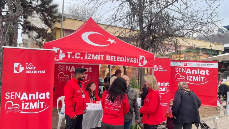 “Sen Anlat İzmit” Perşembe Pazarı’nda 