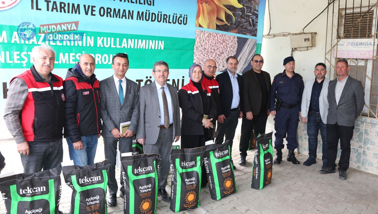 Mudanya’da ayçiçeği üretimine TAKE desteği