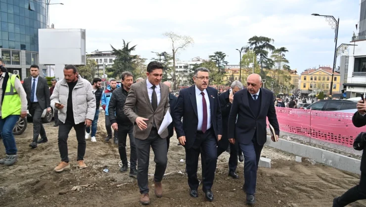 Trabzon’da Başkan Genç, Meydan’daki dönüşümü yerinde inceledi