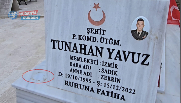 Mudanya’da şehit ailesinin bıraktığı minyatür heykel çalındı