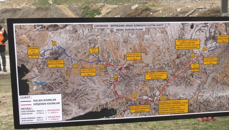 Ankara Beypazarı’nın içme suyu altyapısı güçleniyor