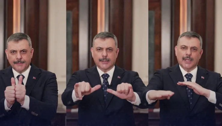 Bakan Çiftçi’den özel işaret dilli mesaj