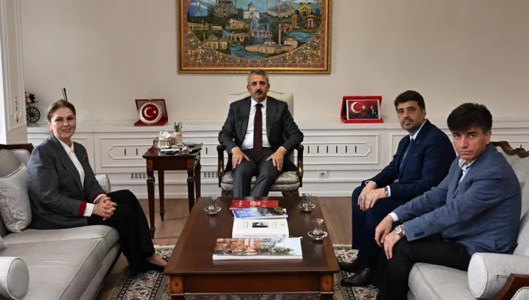 Edirne ve Keşan’ın projelerini Vali Sezer’le görüştüler