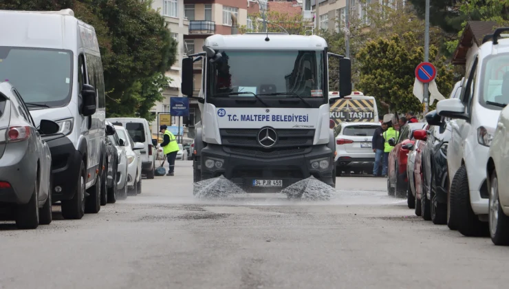 İstanbul Maltepe’de temizlik seferberliği
