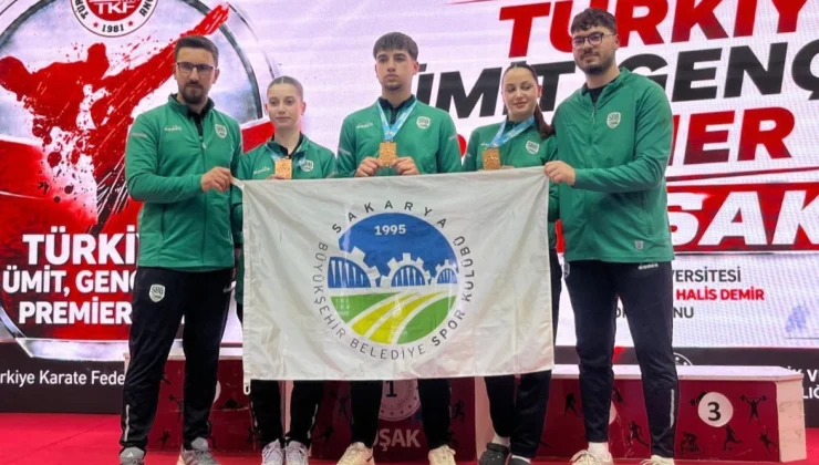 Sakarya’nın sporcuları farklı illerde kürsüde