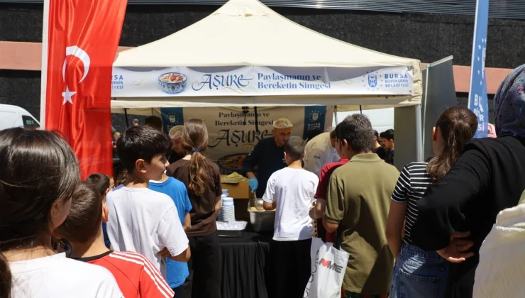 Aşure bereketi  Yıldırımlılarla paylaşıldı