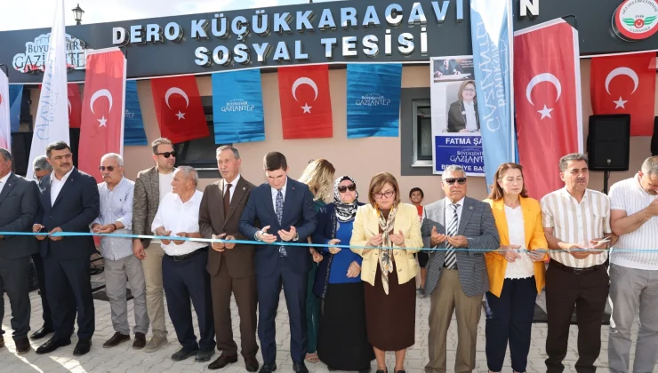 Gaziantep’de Büyükşehir ve Oğuzeli işbirliğinde sosyal tesis