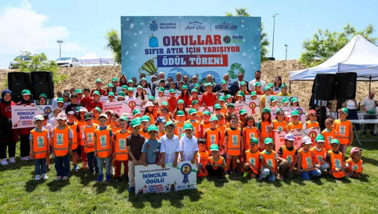 Konya Selçuklu’da ‘sıfır atık’ ödüllendirdi