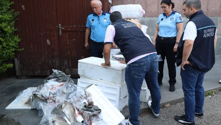 Otogar’da balık operasyonu
