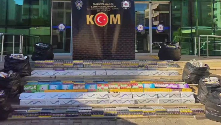 Şanlıurfa’da kaçak sigara operasyonu: 1 tutuklama