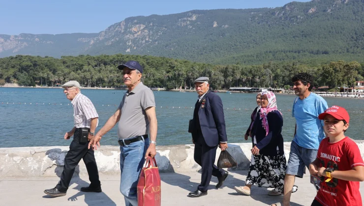 Şehit aileleri ve gaziler Muğla’nın doğal güzelliklerinde buluştu
