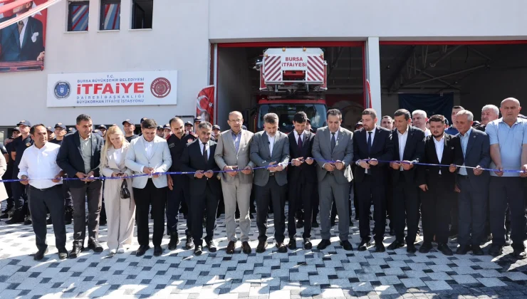 Büyükorhan tam donanımlı itfaiye binasına kavuştu