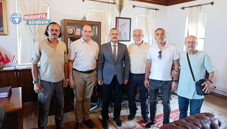 Mudanya’ya atanan yeni Kaymakam Enver Yılmaz göreve başladı