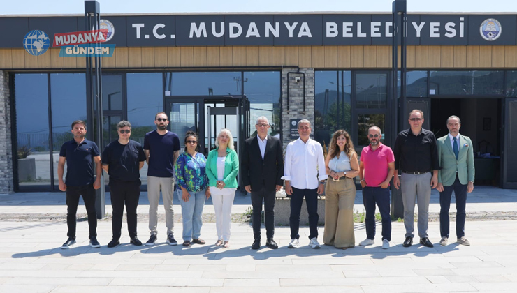 Mudanya Kent Konseyi yeni yürütmeden Başkan Dalgıç’a ziyaret