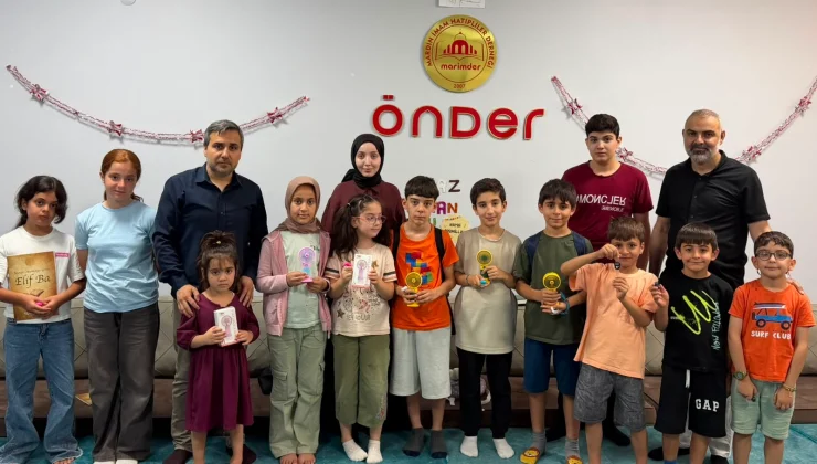 Mardin Önder’den Kur’an-ı Kerim’e geçen miniklere teşvik