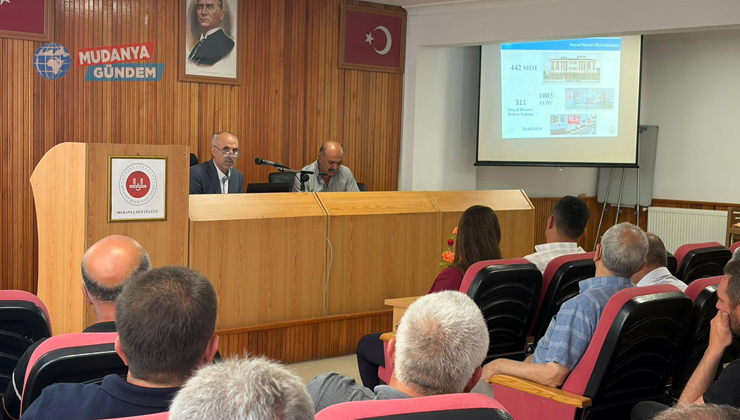 Mudanyalı muhtarlara ‘Sosyal Risk Haritaları ve Aile’ bilgilendirmesi
