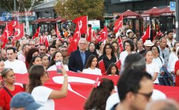 Mudanya Büyük Zafer için tek yürek oldu