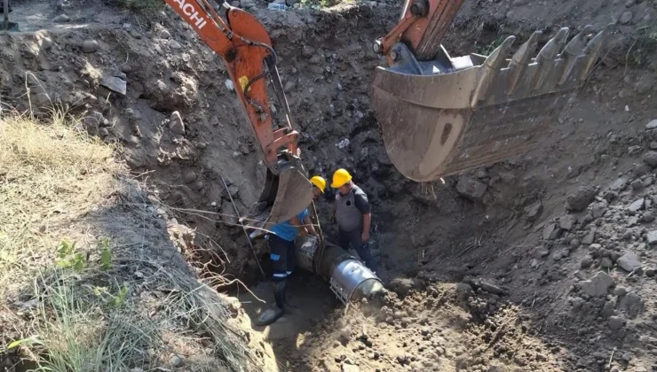 Balıkesir’de 40 yıllık içme suyu hattında bakım ve onarım