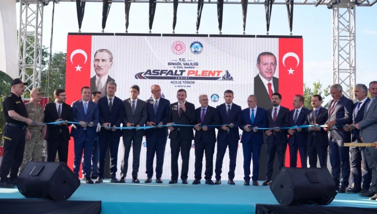 Bingöl’e yeni asfalt plent tesisi kazandırıldı