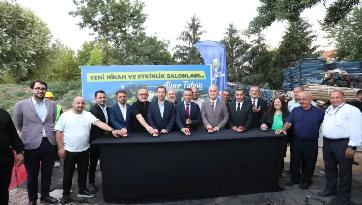 İnegöl’de Botanik Nikah Ve Etkinlik Salonlarının temeli atıldı
