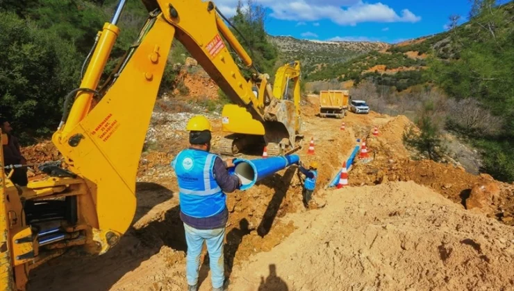 Denizli Çal’da içme suyu hattı yenilendi