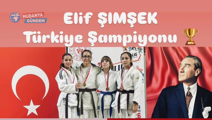 Mudanyalı judocular Türkiye şampiyonasında dereceye girdi
