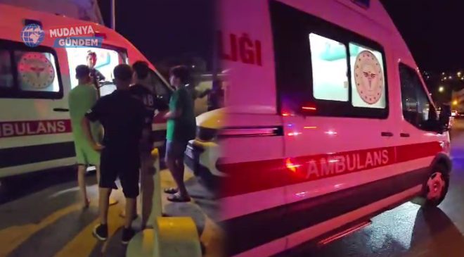 Denize atlarken başını kayaya çarptı!