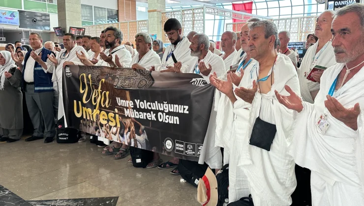 Konya’dan ‘Vefa Umresi’nin ilk kafilesi uğurlandı