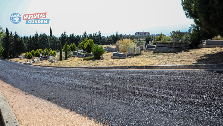 Hasköy Kent Mezarlığı’nın yollarına Büyükşehir yenilemesi