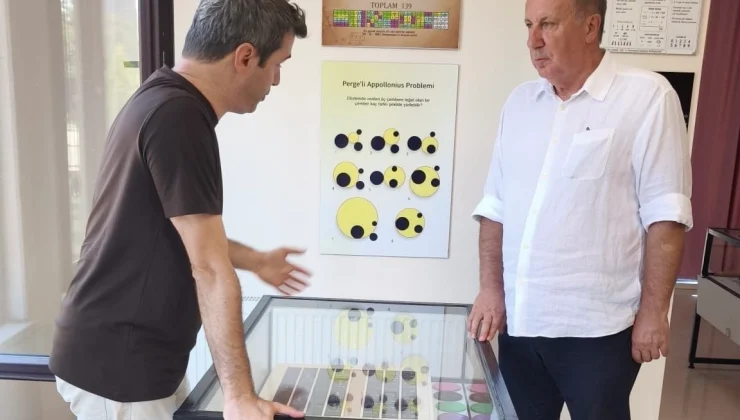 Muharrem İnce’den Bursa’da Matematik Müzesi ziyareti