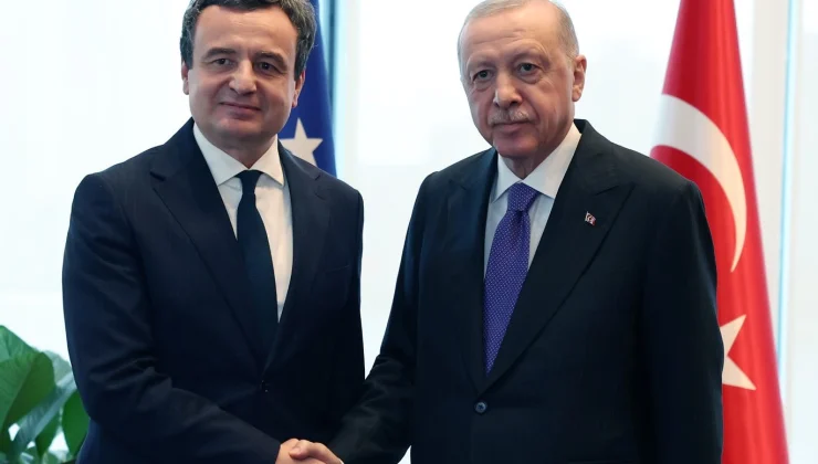 Cumhurbaşkanı Erdoğan, Kosova Başbakanı’nı Türkevi’nde kabul etti