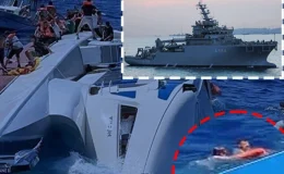 Deniz faciasında kaybolanları TCG Işın arıyor
