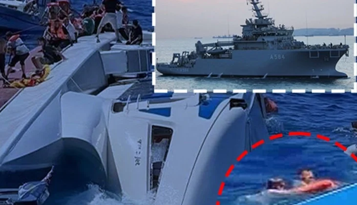 Deniz faciasında kaybolanları TCG Işın arıyor