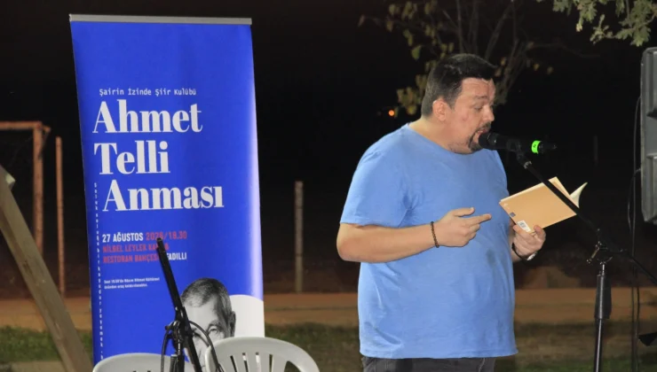 Usta şair Ahmet Telli Nilüfer’de şiirleriyle anıldı