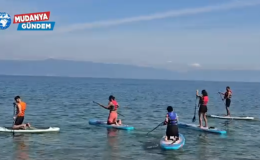 Mudanya kıyılarında SUP board ilgisi artıyor