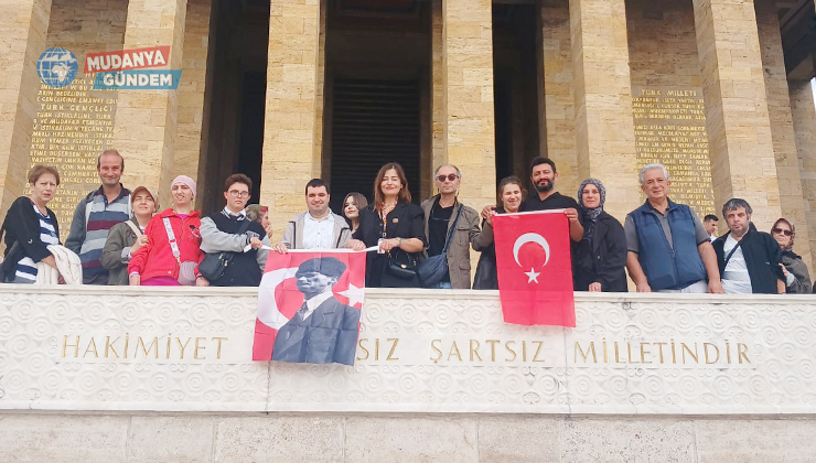 Mudanyalı özel gereksinimli bireylerden Anıtkabir’e ziyaret