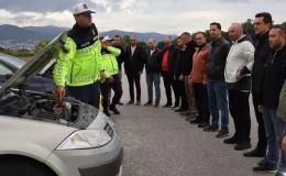 Bursa Jandarma Trafik’ten şoförlere güvenli sürüş eğitimi