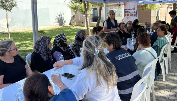İzmir mahallelerinde ‘Söz Sende’