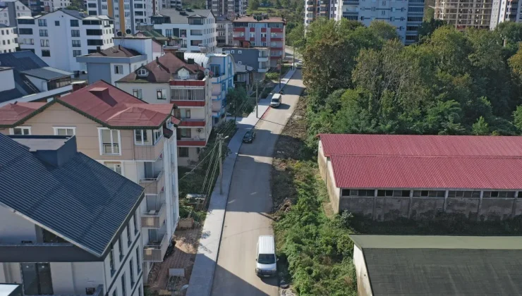Ordu Büyükşehir’den Fatsa’ya 4 kilometrelik kaldırım