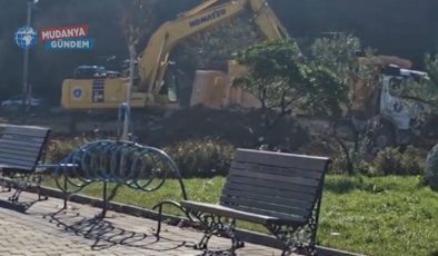 Tirilye sahilinde peyzaj alanı oluşturuluyor